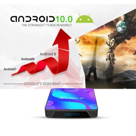 X88 PRO 10 Smart TV Box Android 10.0 4GB 32GB 64GB 128GB Rockchip RK3318 2.4/5G Wifi X88PRO 10 tv Set Top Box ship from france