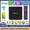 X88 Mini QHDTV IPTV Box France Arabic French RK3318 Quad Core 4K Set top Box 2GB 16GB USB 3.0 2.4G Wifi 100M X88mini H.265 x88mini Android 9.0 Tv box With 1 Year Code IPTV Subscription