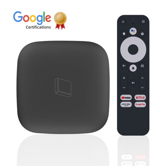 HAKO 2GB 16GB 4K Netogy tv box Android 11.0 Amlogic S905y4 2.4G&5G dual wifi BT5.0 HDR10 Google tv box