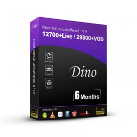 6 Months Dino World IPTV Smarters Pro Xtream Code Hot IPTV Subscription