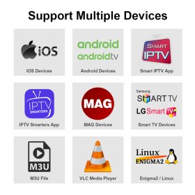 6 Months Max OTT IPTV m3u Subscription for smart iptv 24 hours free test