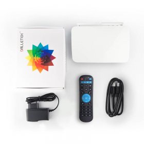 Leadcool Q1404 QHDTV IPTV Box France Android 9.0 TV Box With 1 Year Code IPTV Subscription Set Top Box