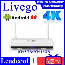 Leadcool DATOO IPTV France Arabic French IPTV Box Android 9.0 Smart TV Box Amlogic S905W 1G 8G 2G 16G Set top Box With 1 Year DATOO Code IPTV Subscription