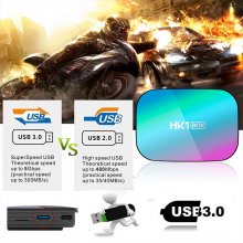 HK1BOX 8K Smart IPTV BOX Amlogic S905X3 4GB 128GB 64GB media player 2.4G&5Ghz Dual Wifi 1080P HK1 BOX Android IPTV BOX With 1 Year Code IPTV Subscription