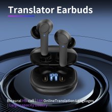 Bestseller B11 Wireless High Precision Bluetooth 5.3 Version Translation Headphones, Three-in-one translator earbuds with 144 languagessuitable for iOS and Android