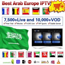 3 Months Hot World Cobra IPTV Code Arabic Europe IPTV Subscription for Smart tv M3u Android IOS Mag Devices