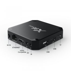 X96mini QHDTV IPTV Box Android 9.0 tv box France Arabic French Smart TV Box Amlogic S905W 4K HD 1G 8G 2G 16G Set top Box With 1 Year smart Code IPTV Subscription